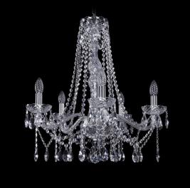 Bohemia Ivele Crystal Люстра Bohemia 1413/5/200/h-60 Ni