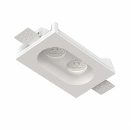 Точечный светильник Stellanova Izar Duo Flat гипсовый SN 008