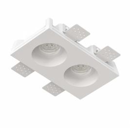 Точечный светильник Stellanova Izar Duo Flat гипсовый SN 023