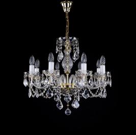 Люстра Art Glass A 0002/08/30 NICKEL CE
