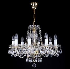 Люстра Art Glass A 0003/08/30 NICKEL CE
