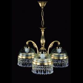 Люстра Art Glass CASSANDRA III. BRASS ANTIQUE CE