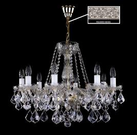 Люстра Art Glass AEROPE VIII. NICKEL CE