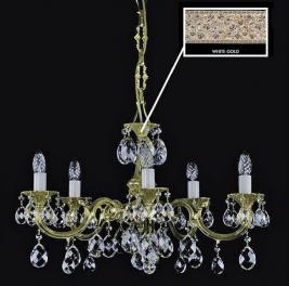 Люстра Art Glass ALICE V. WHITE GOLD CE