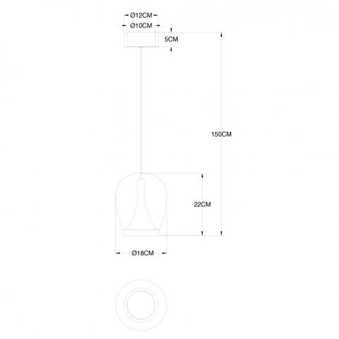 Подвесной светильник Divinare Campo 5875/09 SP-15