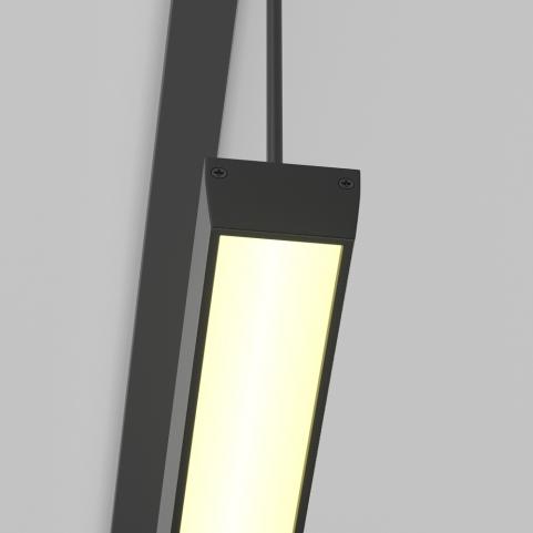 Трековый подвесной светильник Maytoni Technical Elasity 3000K Basis TR170-1-52W3K-B