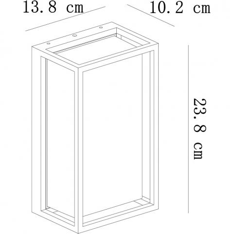 Настенный уличный светильник Arte Lamp Marfik A2322AL-1GO