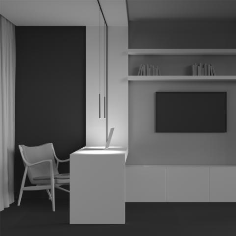 Трековый подвесной светильник Maytoni Technical Levity 3000К Skim TR191-1-3W3K-M-BBS