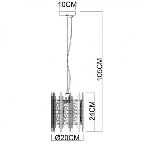 Светильник подвесной Arte Lamp Alruba A1043SP-1BK
