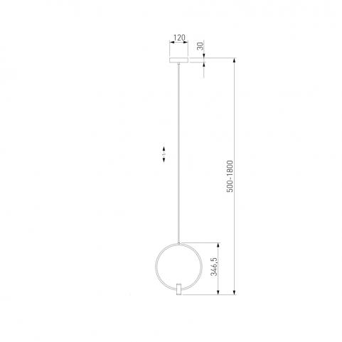 Подвесной светильник Eurosvet Layla 50257/1 LED никель