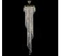 Люстра Art Glass SPIRAL 300x1200 BALLS NICKEL CE