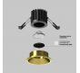 Точечный светильник Maytoni Technical Downlight 4000K Round DL058-7W4K-BS