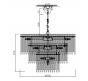 Подвесной светильник Newport Nicolett 3689+9/C brass