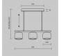 Подвесной светильник Maytoni Spirito MOD286PL-L12B3K