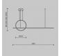 Подвесной светильник Maytoni Halo MOD247PL-L49BSK