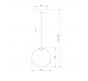 Подвесной светильник Eurosvet Wonder 50231/1 LED янтарный