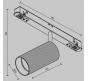 Трековый светильник Maytoni Technical Exility 4000K Artisan TR097-2-12W4K-M-BW