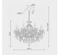 Люстра Modelight MDL.7068   MDL.7068.8HC GD
